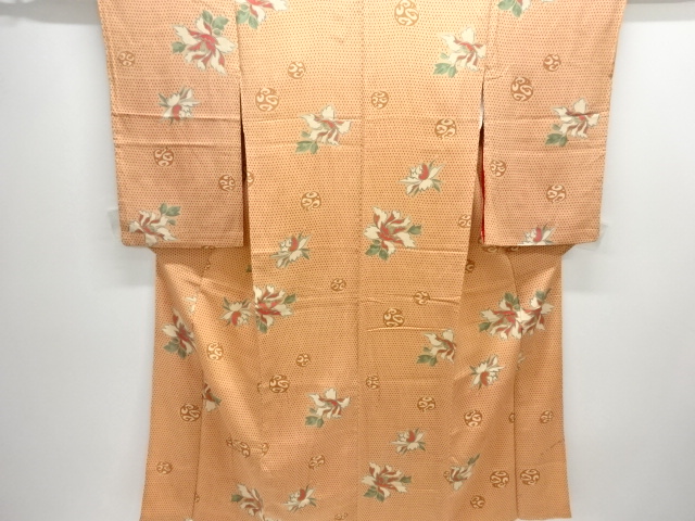 JAPANESE KIMONO / ANTIQUE KIMONO / TAISHO ROMAN STYLE / PEONY